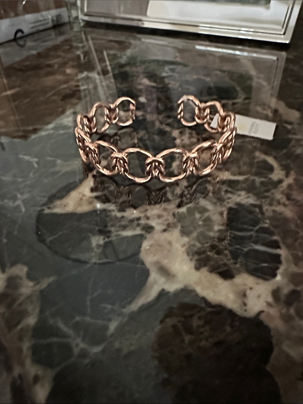 Kendra Scott Rose-Gold Tone Open Link Cuff Bracelet